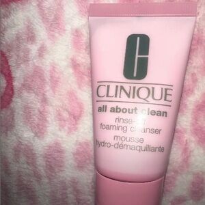 Clinique All About Clean Rinse-Off Cleanser in Pink